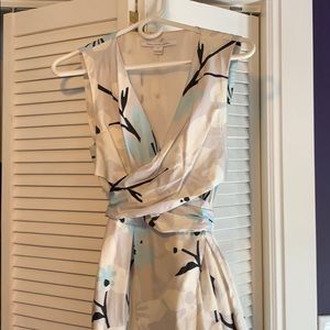 Diane Von Furstenburg Sleeveless Wrap Dress